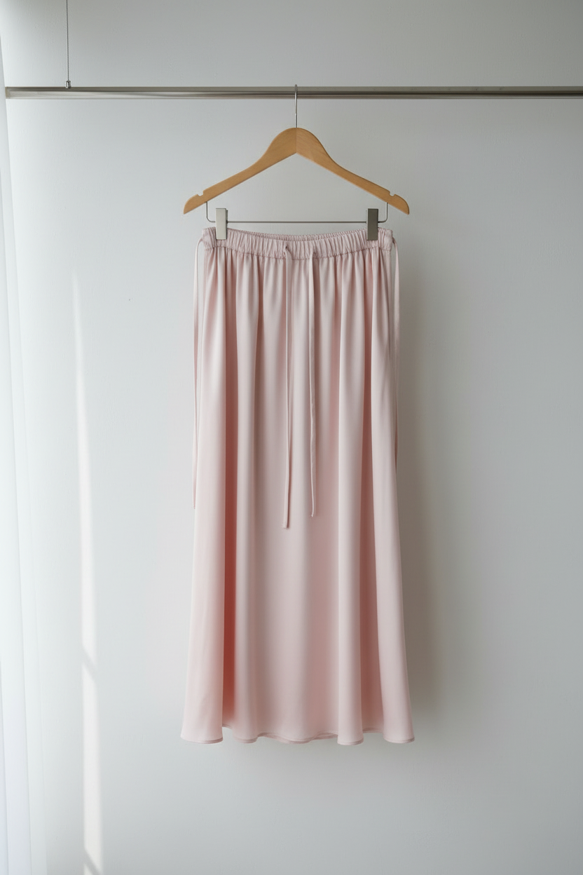 Front view 1 – full length on hanger against white wall
