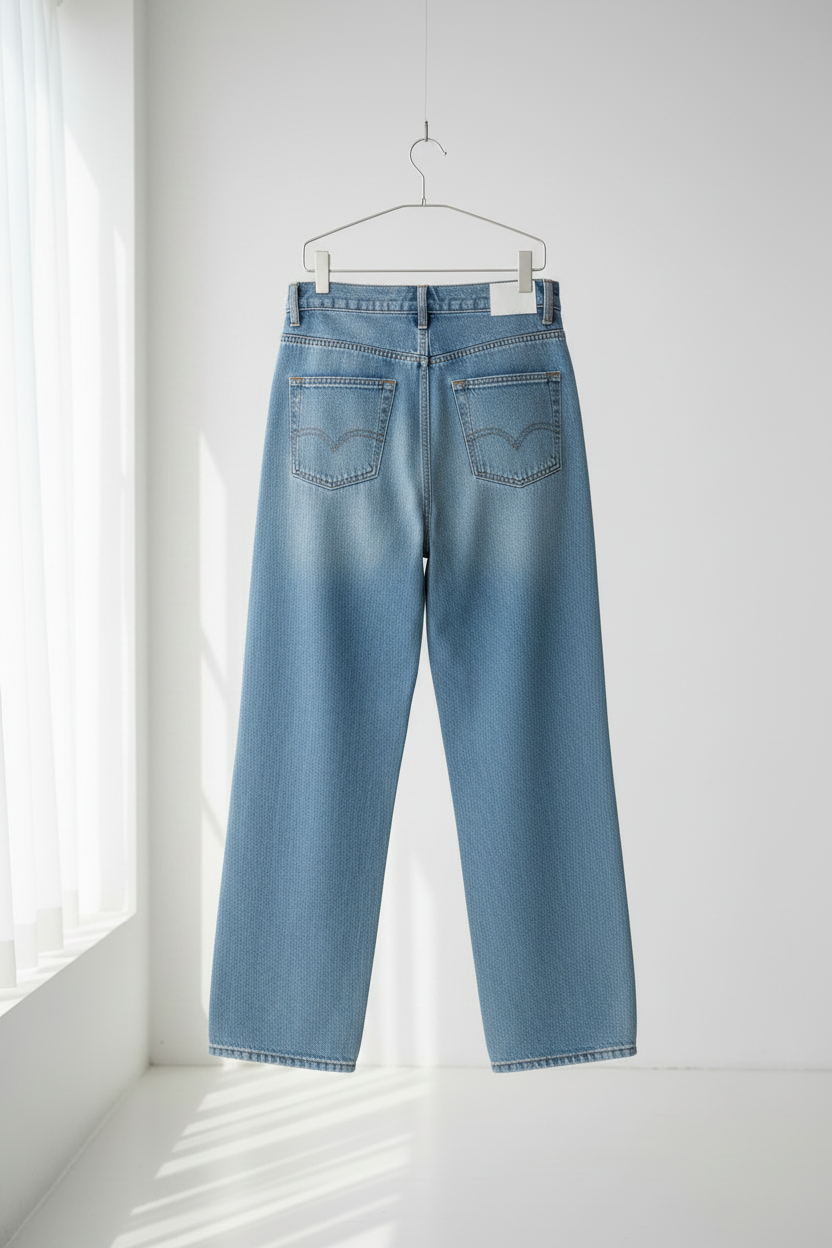 Back view 3 – full length back yoke and patch pockets