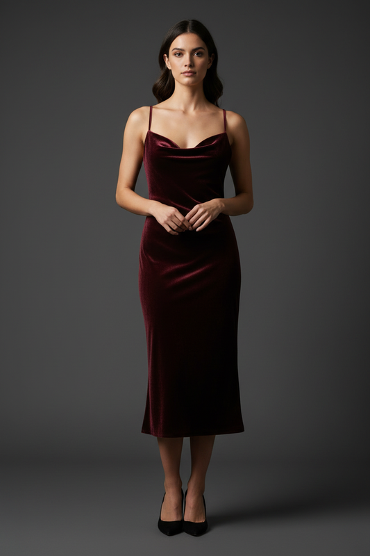 Model front view – full body studio shot