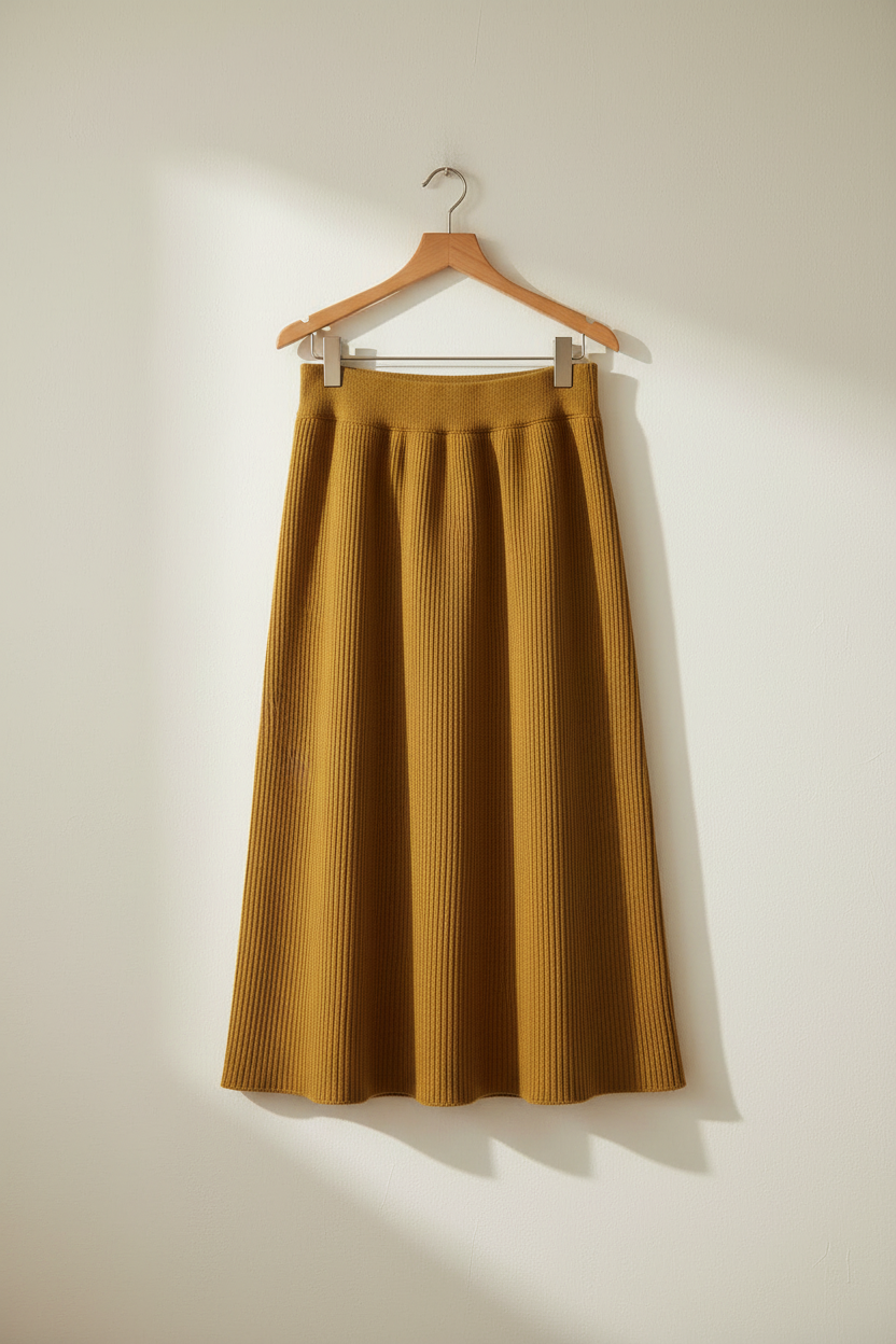 Front view 1 – full length on hanger against white wall
