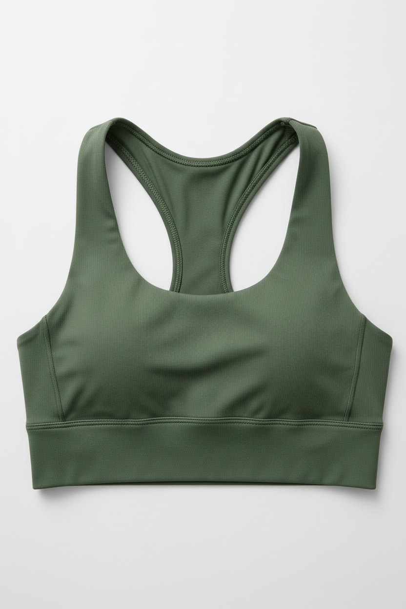 Front view 2 – sports bra close-up detail