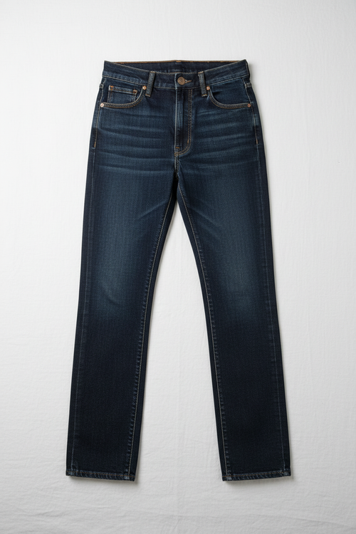 Front view 1 – full flat lay on white linen surface