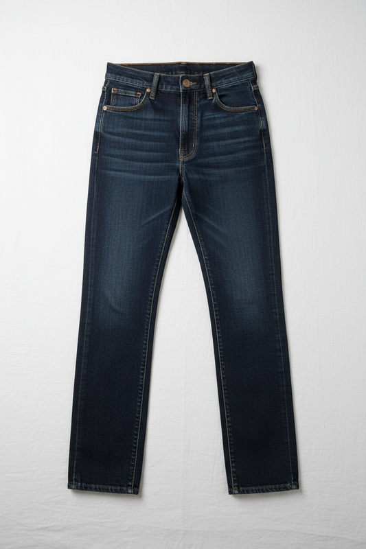 Front view 1 – full flat lay on white linen surface